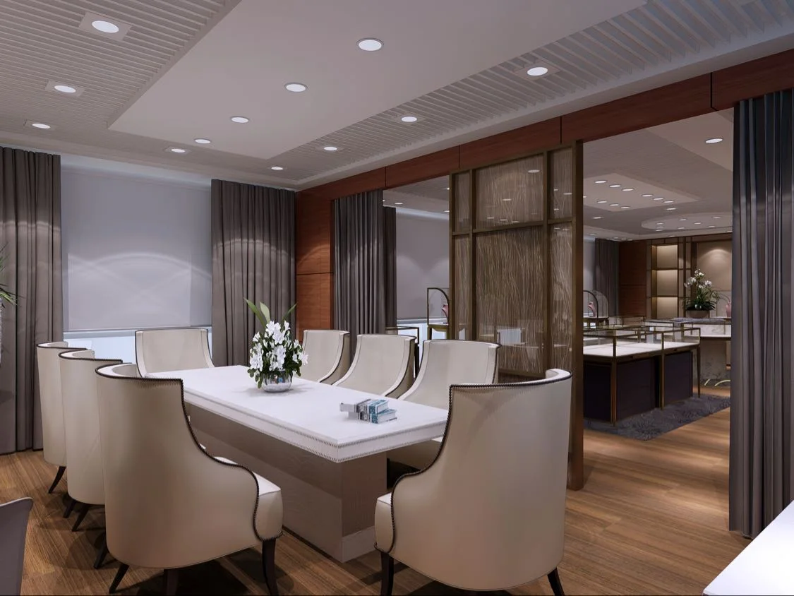 Yunnan Lishui Xuanlige jewelry store consultation area