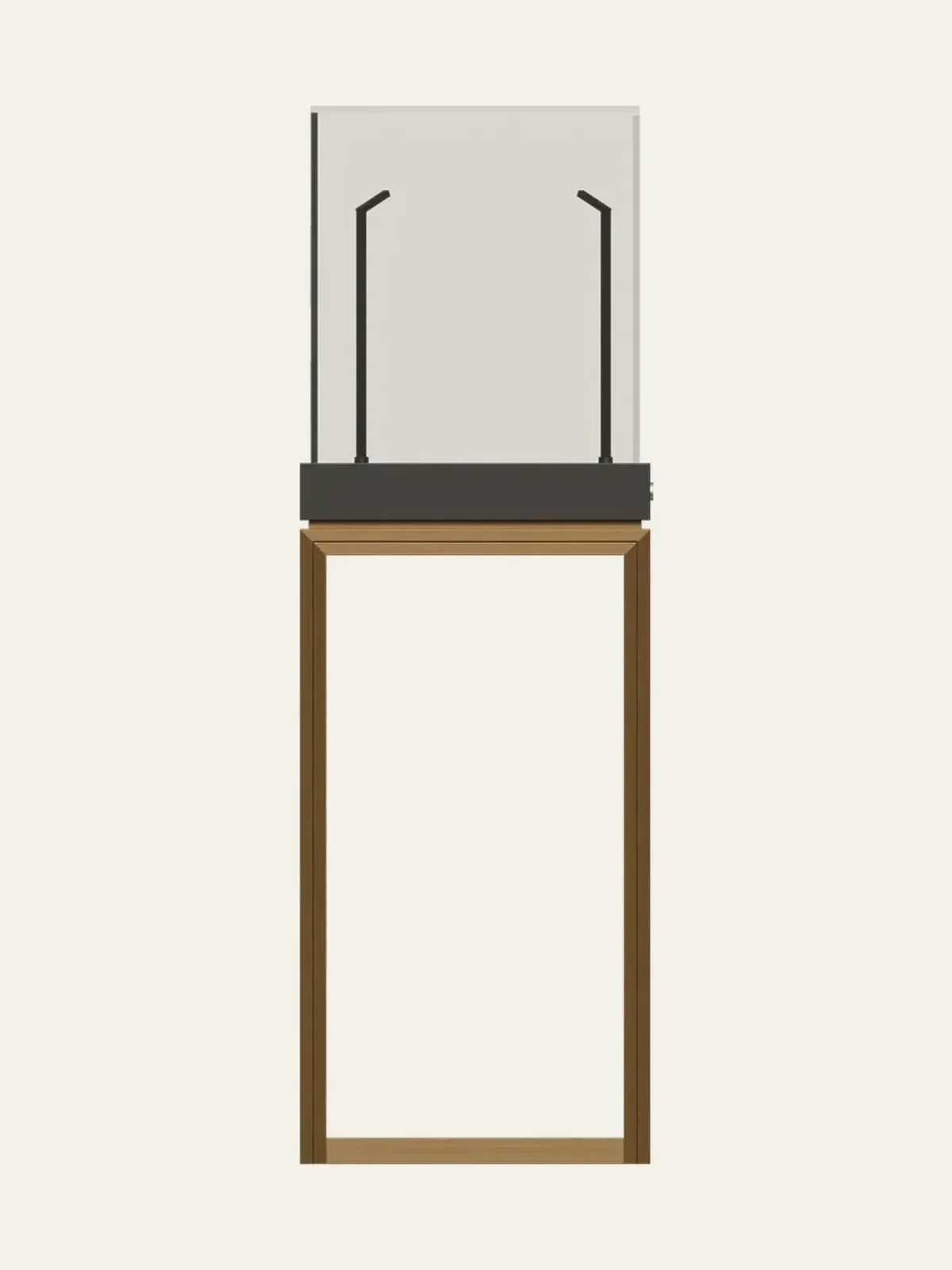 view 4 of column-lit tall jewelry cabinet
