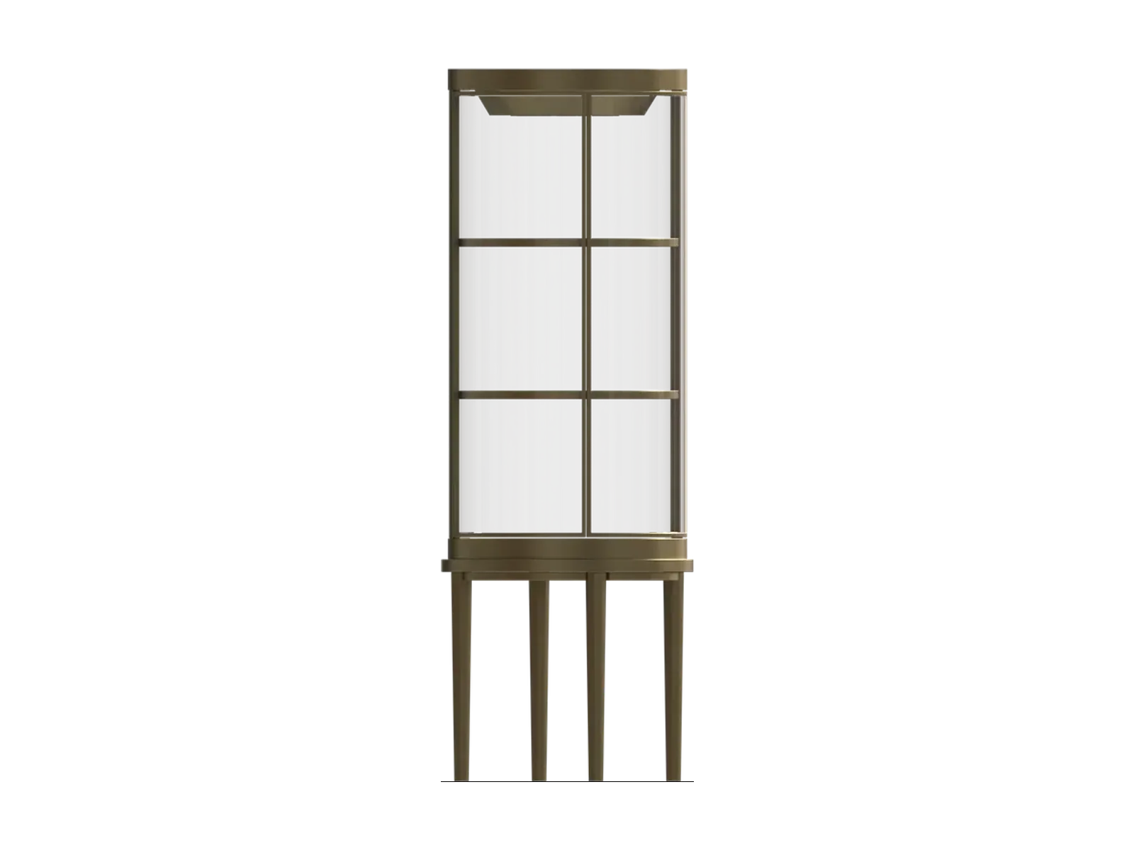 Round Fan-Shaped Jewelry Cabinet 2 view 2