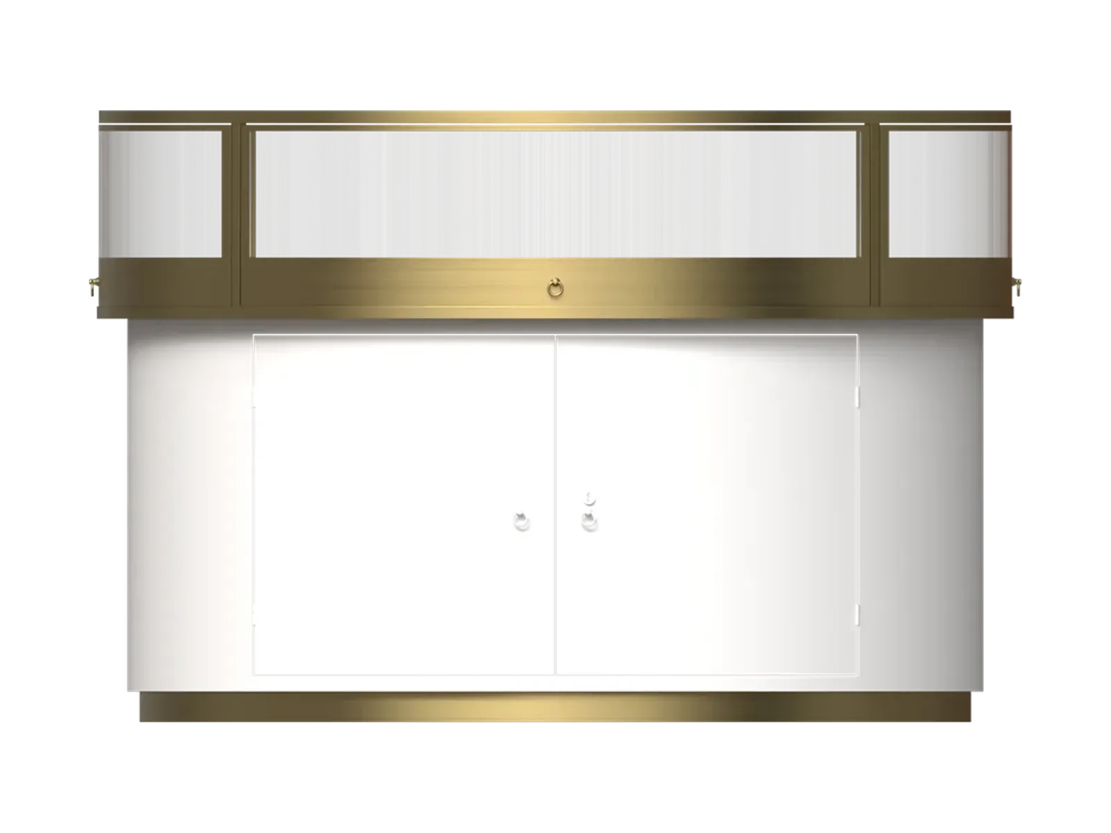 Round Fan-Shaped Jewelry Cabinet 4 view 1