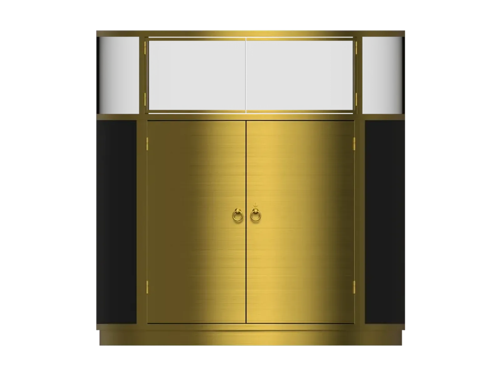 Round Fan-Shaped Jewelry Cabinet 6 view 2